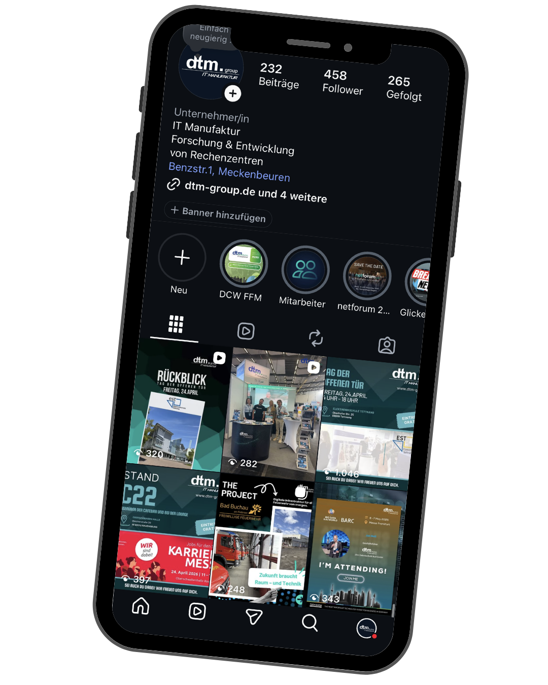 Social Media DTM